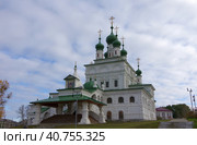 Свято-Троицкий собор в Соликамске, Пермский край, 1684-1697 гг. Памятник архитектуры федерального значения. (2021 год). Редакционное фото, фотограф Алексей Иванов / Фотобанк Лори