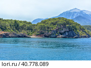 Mountains over sea. Стоковое фото, фотограф Анна Кривицкая / Фотобанк Лори