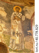 DEMRE, TURKEY - 13,07,2014 Frescos in the Saint Nicholas (Santa Clause) church  in Demre, Turkey. It's an ancient Byzantine Church. Редакционное фото, фотограф Анна Кривицкая / Фотобанк Лори