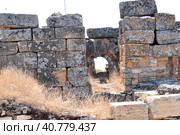 Hie rapolis Ancient City Ruin in Pa mukkale in Turkey (2009 год). Стоковое фото, фотограф Анна Кривицкая / Фотобанк Лори