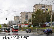 Улица Пятилетки в Березниках Пермского края (2022 год). Редакционное фото, фотограф Иван Дуплик / Фотобанк Лори
