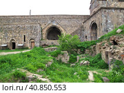 Tatev monastery in mountains of Caucasus, Armenia (2013 год). Редакционное фото, фотограф Сергей Стрелков / Фотобанк Лори