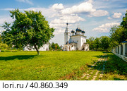 Входоиерусалимская церковь, Верея, Московская область (2020 год). Стоковое фото, фотограф Олег Пученков / Фотобанк Лори