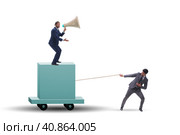 Concept of bossy autocratoc leadership. Стоковое фото, фотограф Elnur / Фотобанк Лори