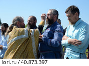 Обряд Крещения в деревне Потеряевка Алтайского края (2022 год). Редакционное фото, фотограф Free Wind / Фотобанк Лори