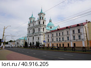 Костел Святого Франциска Ксаверия в Гродно (2023 год). Стоковое фото, фотограф Максим Соколов / Фотобанк Лори