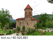 Kish, Azerbaijan - 12 Jul 2013. The ancient church in Kish village, Azerbaijan. Редакционное фото, фотограф Сергей Стрелков / Фотобанк Лори