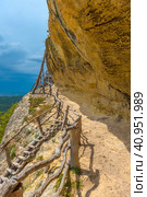 Monastery of Chelter Marmara in Mount Chelter Kaya, Crimea, (2021 год). Стоковое фото, фотограф Анна Кривицкая / Фотобанк Лори