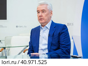 Сергей Собянин. Мэр Москвы. (2023 год). Редакционное фото, фотограф Александр Тарасенков / Фотобанк Лори