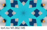 Colorful looped kaleidoscopic background for title credits, intro sequences, music videos, meditations, event projections and other over-all amazing effects. Стоковое видео, видеограф Aleksey Kidisyuk / Фотобанк Лори