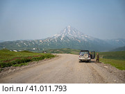 Вулкан Вилючинский. Камчатка. Россия июль 2023. Редакционное фото, фотограф Владимир Макеев / Фотобанк Лори