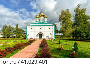 Собор Рождества Пресвятой Богородицы, Солотчинский монастырь, Солотча, Рязанская область (2019 год). Стоковое фото, фотограф Олег Пученков / Фотобанк Лори