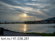 Вечерний город Петропавловск-Камчатский. Россия июль 2023. Стоковое фото, фотограф Владимир Макеев / Фотобанк Лори