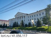 Фасад здания областного суда. Петропавловск-Камчатский. Россия (2023 год). Редакционное фото, фотограф Владимир Макеев / Фотобанк Лори