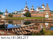 Спасо-Преображенский Соловецкий ставропигиальный мужской монастырь (2023 год). Редакционное фото, фотограф Роман Рожков / Фотобанк Лори