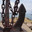 Сквозной пролёт в памятник якорю в бухте Геленджика. Through flight to the monument to the anchor in the bay of Gelendzhik. (2023 год). Стоковое видео, видеограф Станислав Типляшин / Фотобанк Лори