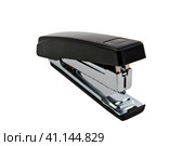 Канцелярский степлер на белом фоне. Stapler isolated on a white background. Стоковое фото, фотограф Татьяна Д / Фотобанк Лори