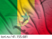 Senegal and Portugal official flag transborder relations PRT SEN. Стоковая иллюстрация, иллюстратор Кабак Дмитрий / Фотобанк Лори