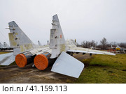 Military aircraft fighters at the airport. Old decommissioned aircraft. Krasnodar airfield. Стоковое фото, фотограф Леонид Еремейчук / Фотобанк Лори