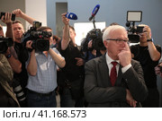 Директор музея Левыкин Алексей Константинович в экспозиции "Новороссия" ГИМ Москва (2023 год). Редакционное фото, фотограф Дмитрий Неумоин / Фотобанк Лори