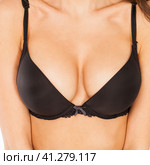Woman breast in uplift. Стоковое фото, фотограф Андрей Аркуша / Фотобанк Лори