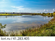 Река Топкая , село Корнилово. Болотнинский район, Новосибирская область, Западная Сибирь России. (2023 год). Стоковое фото, фотограф Евгений Мухортов / Фотобанк Лори