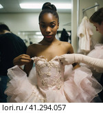 Ballerina in giselle costume. Стоковое фото, фотограф Данил Руденко / Фотобанк Лори
