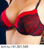 Woman breast in uplift. Стоковое фото, фотограф Андрей Аркуша / Фотобанк Лори