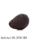 Haas Avocado fruit isolated over the white background. Стоковое фото, фотограф Сергей Долгов / Фотобанк Лори