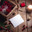Christmas background made of white paper with a place for your text. Flat layout, top view, generated by AI. Стоковое AI-изображение, AI-художник Мария Шадрина / Фотобанк Лори