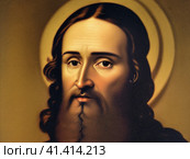 Jesus Christ, Jesus of Nazareth, a first-century Jewish preacher religious leader. The central figure of Christianity, the world largest religion. Incarnation of God the Son and the awaited messiah. Стоковое AI-изображение, AI-художник Юлия Петровская / Фотобанк Лори