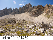 Monte Paterno mountain (Paternkofel) Стоковое фото, фотограф Яков Филимонов / Фотобанк Лори