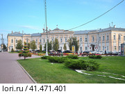 Здание Городской думы, пл.Ленина, г.Тверь (2023 год). Редакционное фото, фотограф Елена Коромыслова / Фотобанк Лори