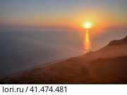 Dawn over the sea. Sea of Azov. Sunrise. Стоковое фото, фотограф Леонид Еремейчук / Фотобанк Лори