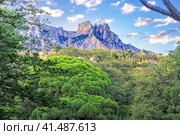 View of the famous Mount Ay Petri Крым гора Ай Петри (2020 год). Стоковое фото, фотограф Владимир Ушаров / Фотобанк Лори