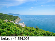 Seascape, view from the shore, Tsemes bay. Стоковое фото, фотограф Леонид Еремейчук / Фотобанк Лори