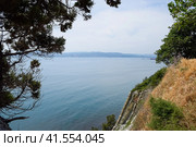 Seascape, view from the cliff, Tsemes bay. Стоковое фото, фотограф Леонид Еремейчук / Фотобанк Лори