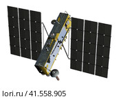 Российский современный навигационный спутник ГЛОНАСС К2. Стоковая иллюстрация, иллюстратор Александр Володин / Фотобанк Лори