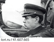 Алексей Петрович Маресьев (1916-2001), советский военный лётчик-истребитель. Герой Советского Союза. Фото 70-х годов ХХ века. Редакционное фото, фотограф Сергей Елизарьев / Фотобанк Лори