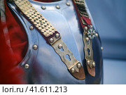 Cuirass of the 19th century French cuirassier of the Napoleonic Wars. Стоковое фото, фотограф Андрей Журавлев / Фотобанк Лори