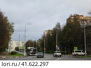 Проспект Ленина в Обнинске (2023 год). Редакционное фото, фотограф Иван Дуплик / Фотобанк Лори
