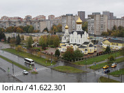 Улица Энгельса в Обнинске (2023 год). Стоковое фото, фотограф Иван Дуплик / Фотобанк Лори