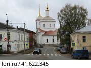 Преображенский храм в Боровске (2023 год). Редакционное фото, фотограф Иван Дуплик / Фотобанк Лори