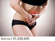 Abdominal pain, heartburn, bloating. Стоковое фото, фотограф Станислав Тарко / Фотобанк Лори