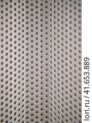 Texture bars with a metal surface and a uniform round holes. Стоковое фото, фотограф Андрей Журавлев / Фотобанк Лори