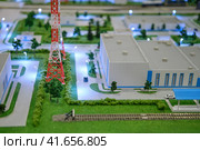 Layout of the Vostochny cosmodrome. Exhibition Days of the far East - Moscow, Russia, 12 13 2019. Редакционное фото, фотограф Андрей Журавлев / Фотобанк Лори
