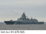 Российский военный фрегат "Адмирал флота Касатонов" Стоковое фото, фотограф Яковлев Сергей / Фотобанк Лори