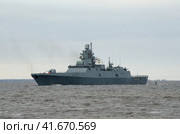 Российский военный фрегат "Адмирал флота Касатонов" Стоковое фото, фотограф Яковлев Сергей / Фотобанк Лори