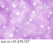 Abstract lilac background with boke effect and stars. Стоковая иллюстрация, иллюстратор Светлана Ильева (Иванова) / Фотобанк Лори