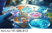 Laboratory for the Study of Living Organic Substances. Стоковое AI-изображение, AI-художник Кирилл Черезов / Фотобанк Лори